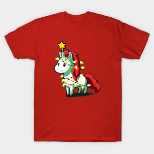 A Unicorny Christmas T-Shirt